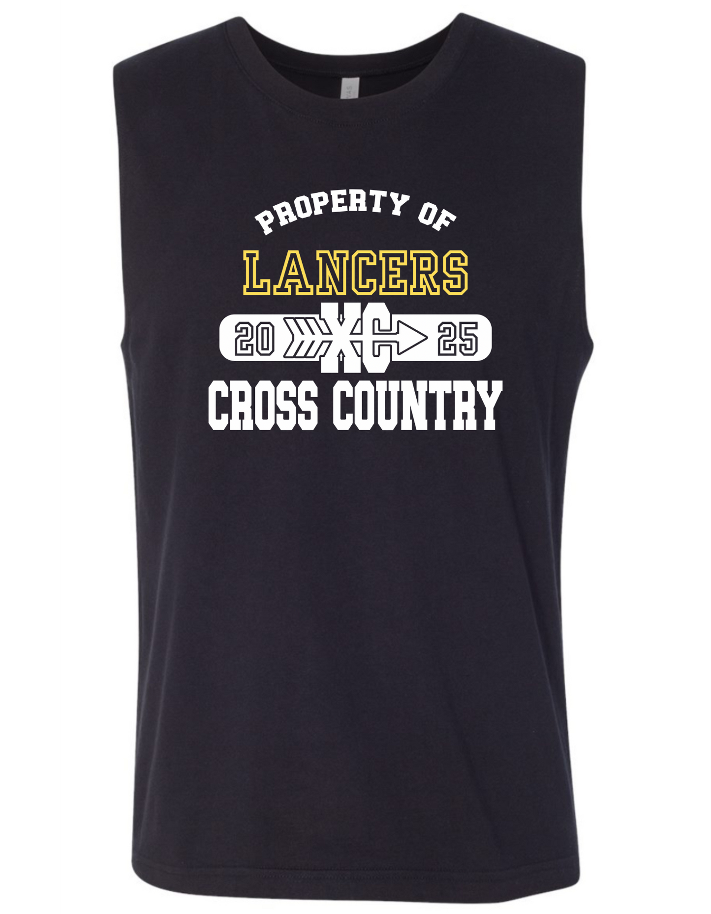 PROPERTY OF LANCERS - BELLA + CANVAS Jersey Muscle Tank