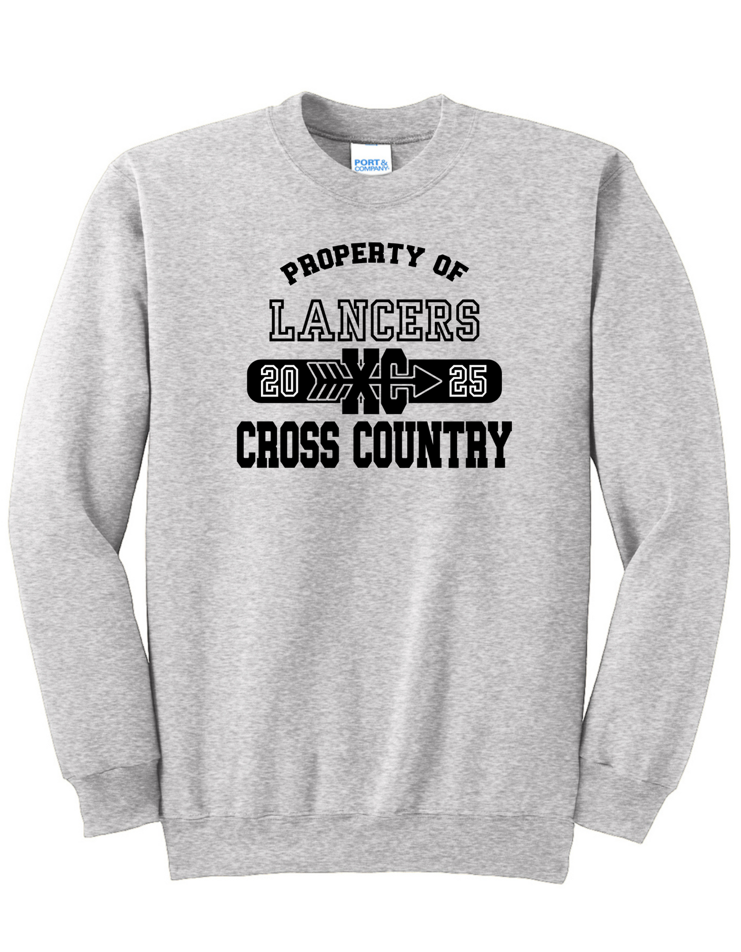 PROPERTY OF LANCERS - CREW NECK SWEATSHIRT