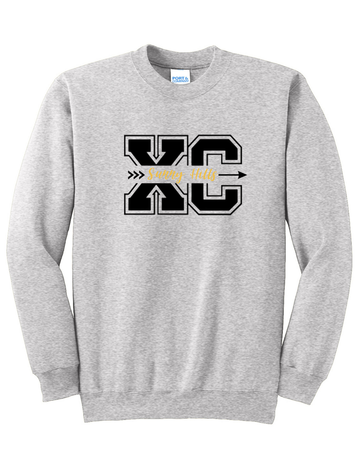 SUNNY HILLS XC - CREW NECK SWEATSHIRT