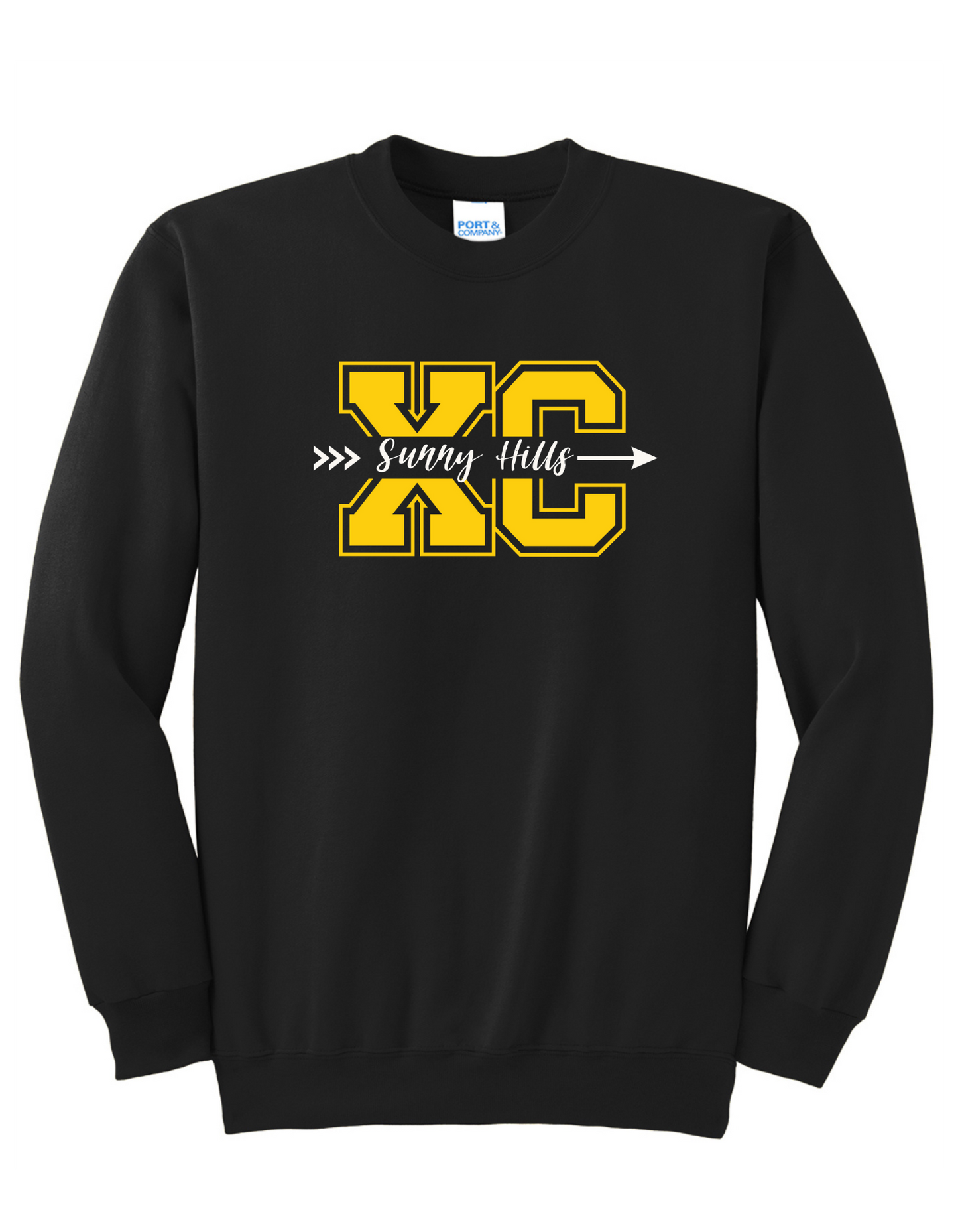 SUNNY HILLS XC - CREW NECK SWEATSHIRT