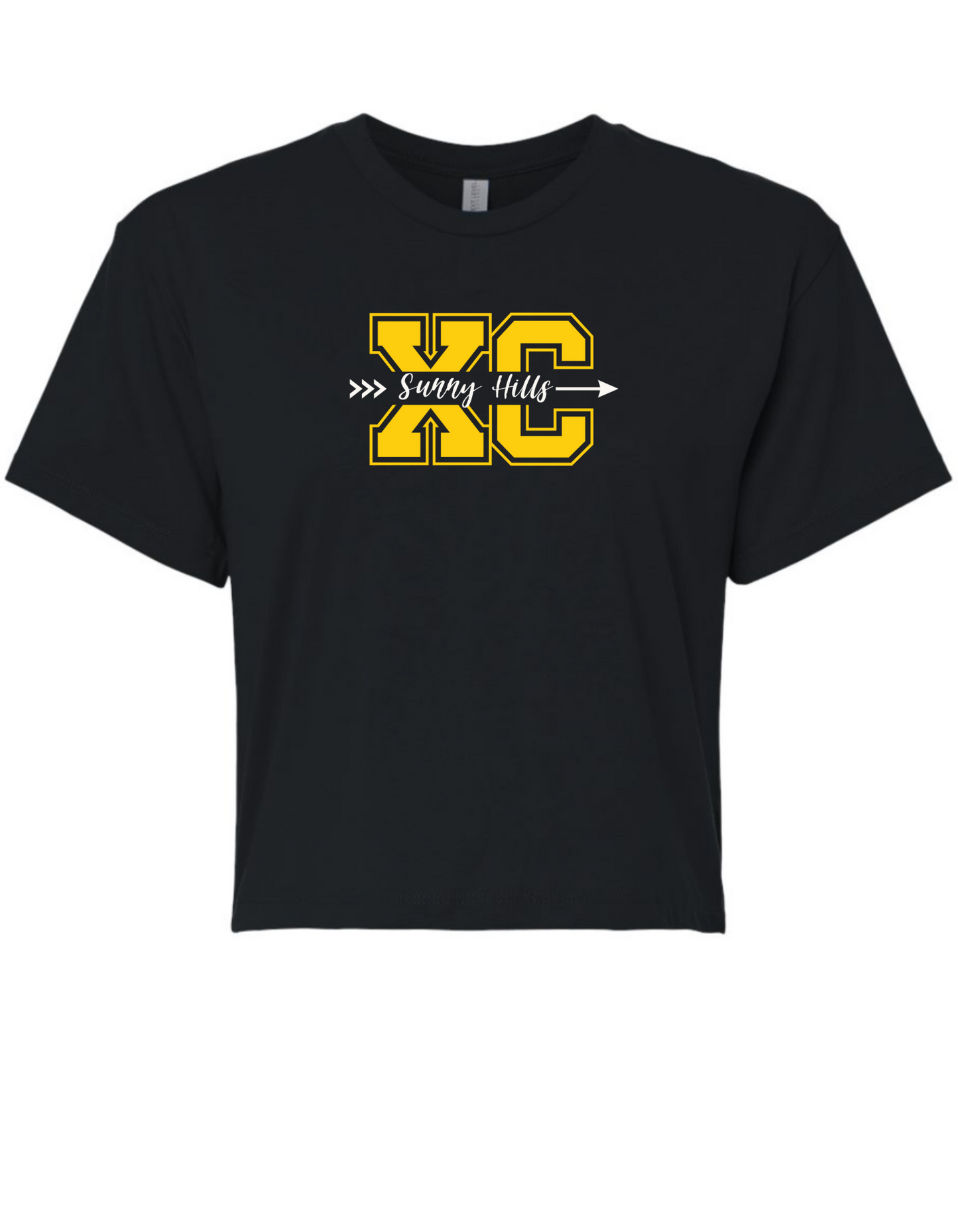 SUNNY HILLS XC - CROP SHORT SLEEVE TEE