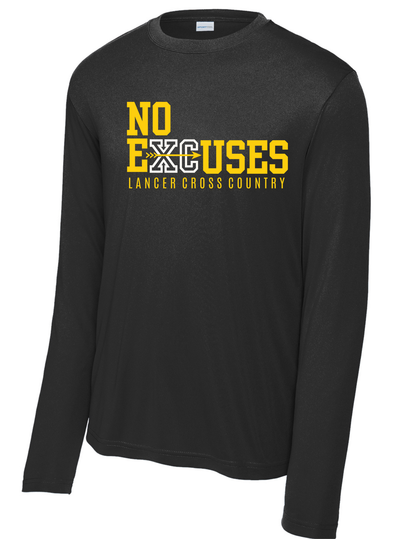 NO EXCUSES - LONG SLEEVE DRI FIT TEE