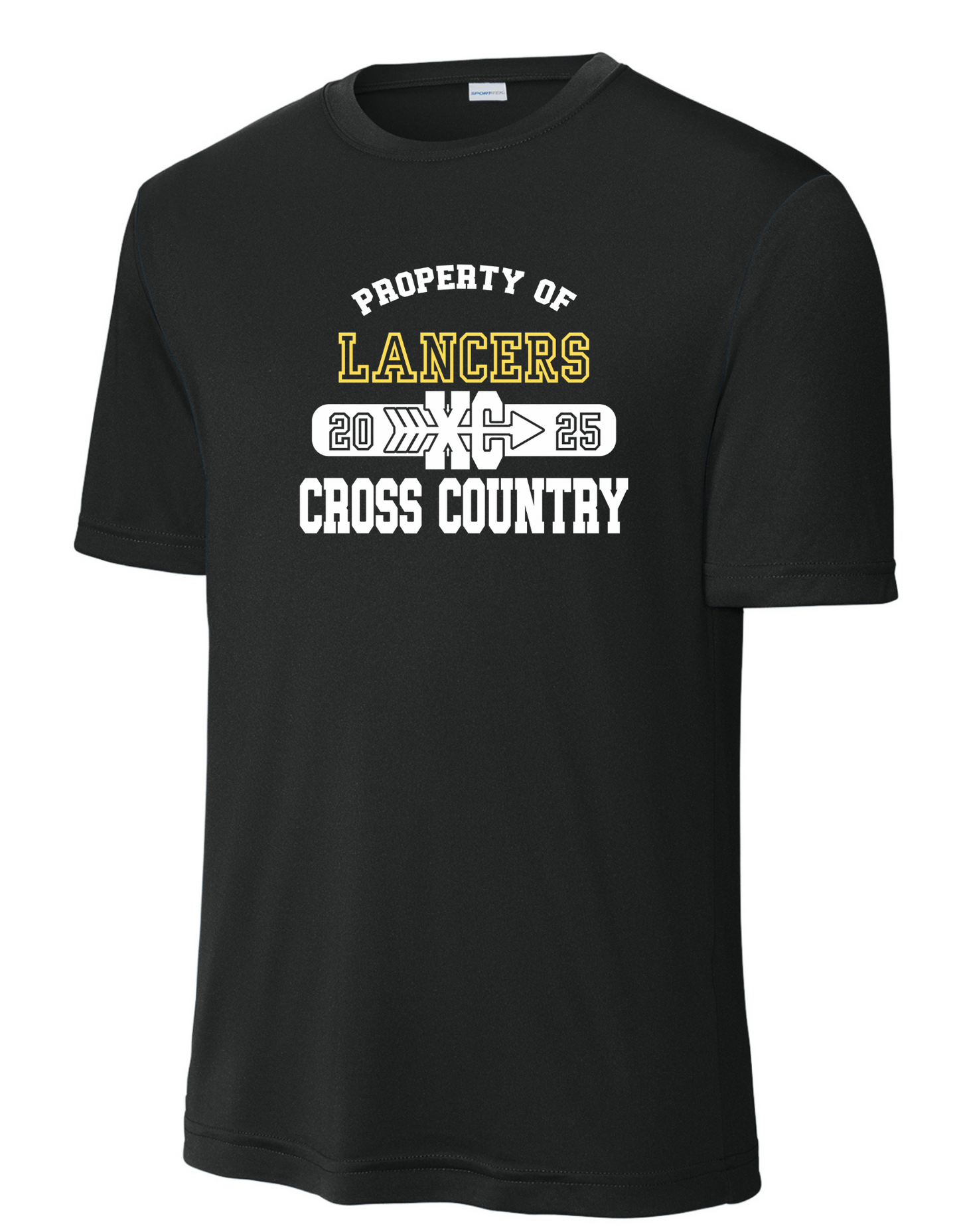 PROPERTY OF LANCERS - SHORT SLEEVE DRY FIT TEE
