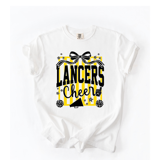 LANCER CHEER STRIPED - TEE