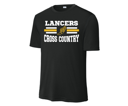 LANCERS XC STRIPE  - DRI FIT SHORT SLEEVE TEE