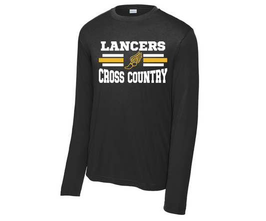 LANCERS XC STRIPE  - DRI FIT LONG SLEEVE TEE