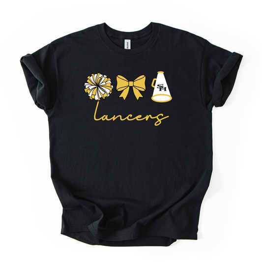 LANCER DOODLE YELLOW - SHORT SLEEVE TEE