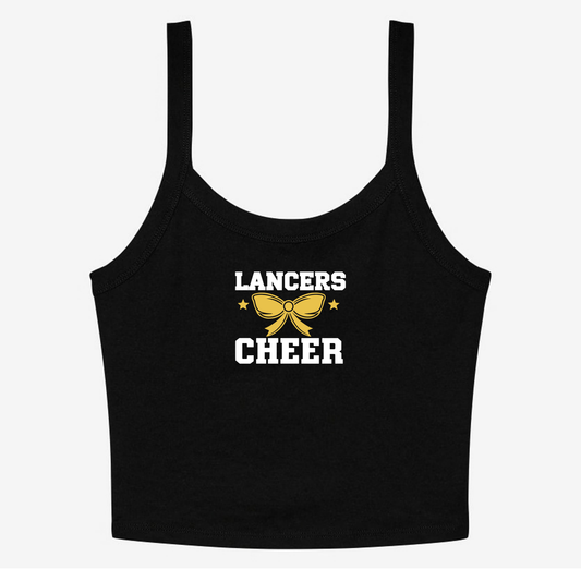 LANCERS CHEER BOW - BABY TANK