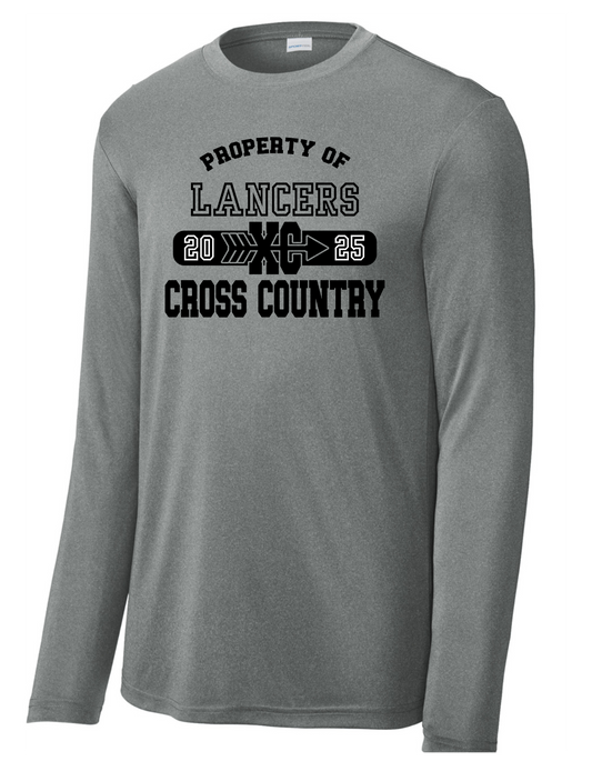 PROPERTY OF LANCERS - LONG SLEEVE DRI FIT TEE
