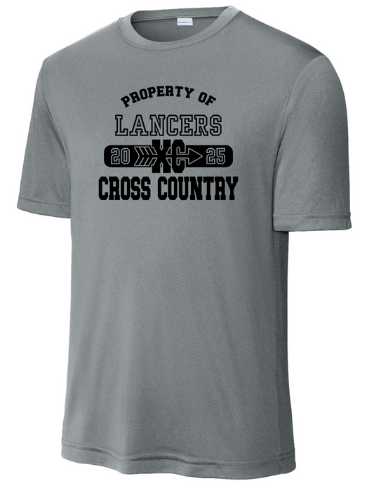 PROPERTY OF LANCERS - SHORT SLEEVE DRY FIT TEE